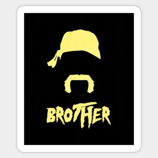 Brother Classic Vector (Yellow) - Hulk Hogan Sticker